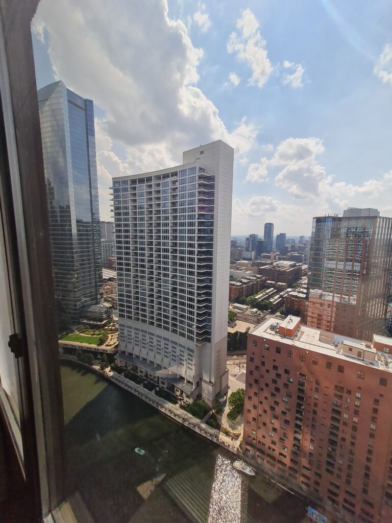 Ausblick 23. Etage voco Chicago Downtown Hotel