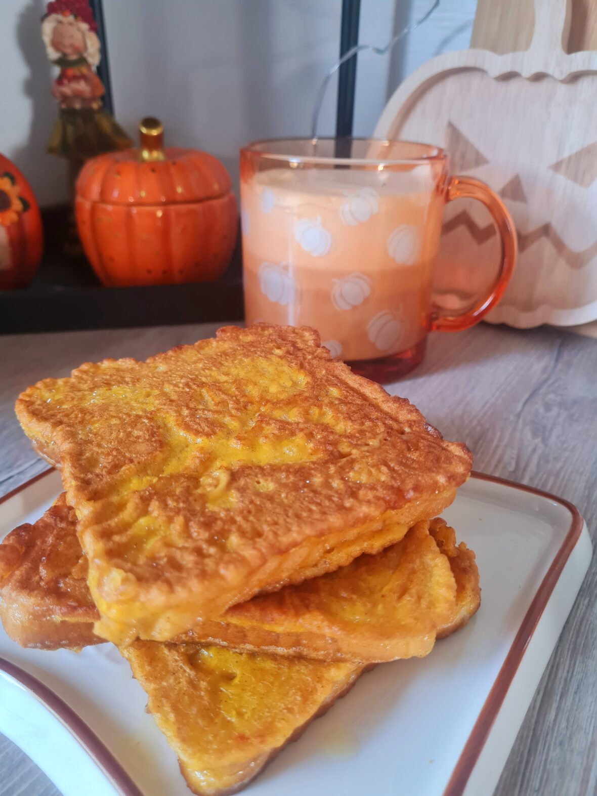 sonntagsfrühstück: pumpkin spice french toast